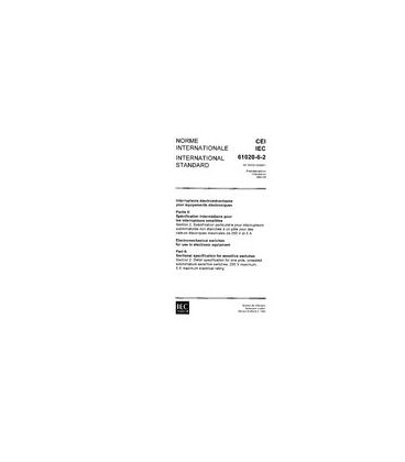 IEC 61020-6-2 Ed. 1.0 b:1994