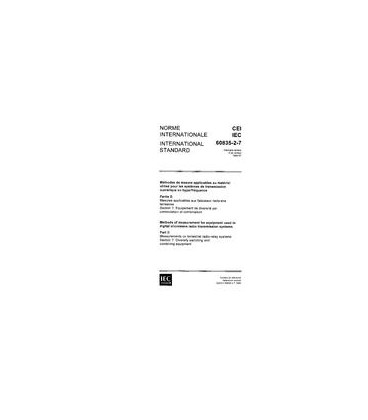 IEC 60835-2-7 Ed. 1.0 b:1994