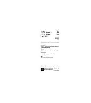 IEC 60094-4 Amd.1 Ed. 1.0 b:1994