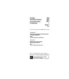 IEC 60094-1 Amd.1 Ed. 4.0 b:1994