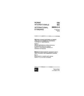 IEC 60835-3-5 Ed. 1.0 b:1994