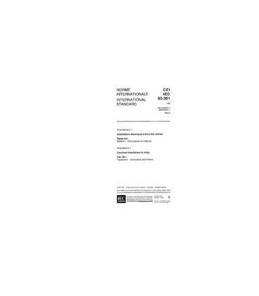 IEC 60092-301 Amd.1 Ed. 3.0 b:1994