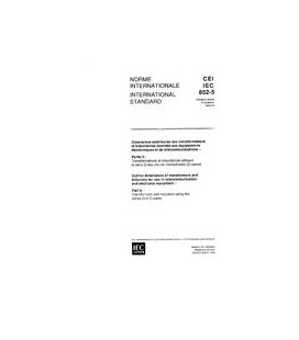 IEC 60852-5 Ed. 1.0 b:1994