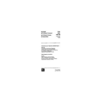 IEC 60169-28 Ed. 1.0 b:1994
