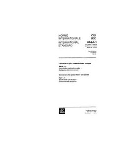 IEC 60874-1-1 Ed. 1.0 b:1994