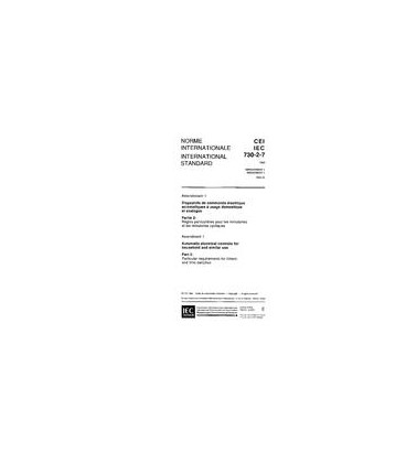 IEC 60730-2-7 Amd.1 Ed. 1.0 b:1994