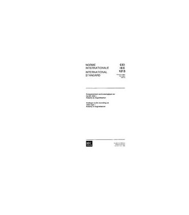 IEC 61213 Ed. 1.0 b:1993