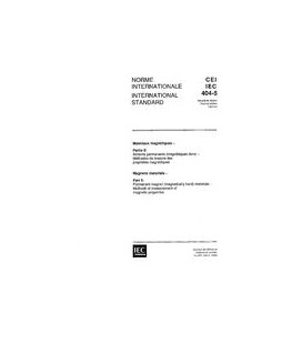 IEC 60404-5 Ed. 2.0 b:1993