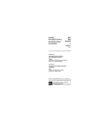 IEC 60614-2-1 Amd.1 Ed. 1.0 b:1993