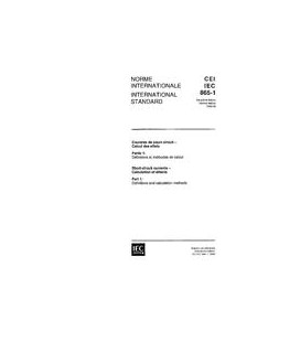 IEC 60865-1 Ed. 2.0 b:1993