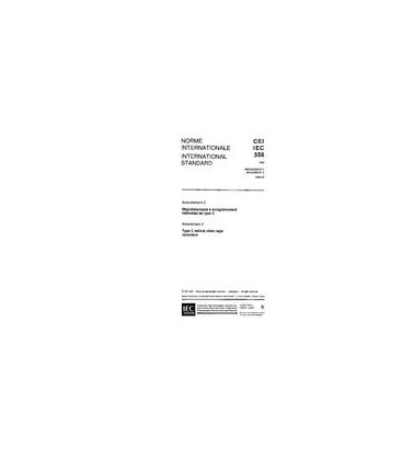 IEC 60558 Amd.2 Ed. 1.0 b:1993