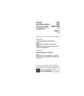 IEC 60364-7-708 Amd.1 Ed. 1.0 b:1993