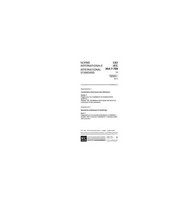IEC 60364-7-708 Amd.1 Ed. 1.0 b:1993