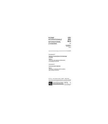 IEC 60095-2 Amd.2 Ed. 3.0 b:1993