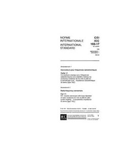 IEC 60169-17 Amd.1 Ed. 1.0 b:1993