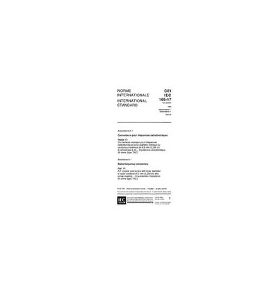 IEC 60169-17 Amd.1 Ed. 1.0 b:1993