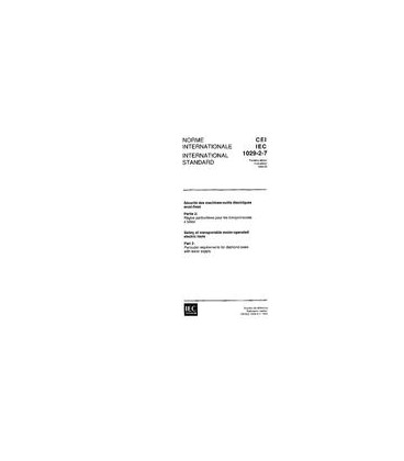 IEC 61029-2-7 Ed. 1.0 b:1993
