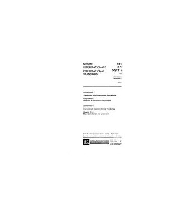 IEC 60050-221 Amd.1 Ed. 1.0 b:1993
