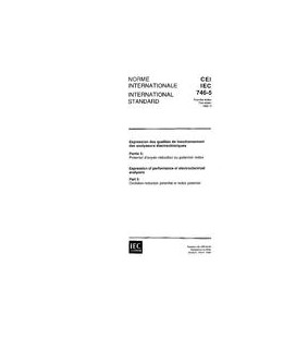 IEC 60746-5 Ed. 1.0 b:1992