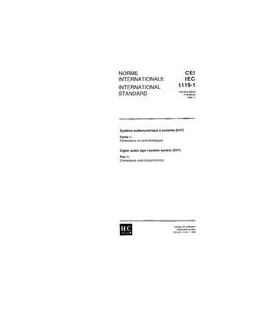 IEC 61119-1 Ed. 1.0 b:1992
