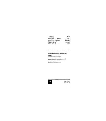 IEC 61119-1 Ed. 1.0 b:1992