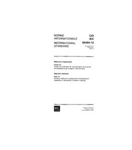 IEC 60404-12 Ed. 1.0 b:1992