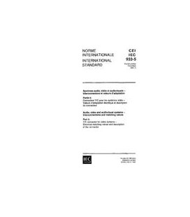 IEC 60933-5 Ed. 1.0 b:1992