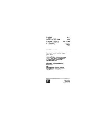 IEC 60371-3-4 Ed. 1.0 b:1992