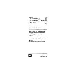 IEC 61010-2-020 Ed. 1.0 b:1992