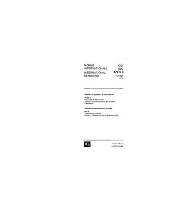 IEC 60870-5-3 Ed. 1.0 b:1992
