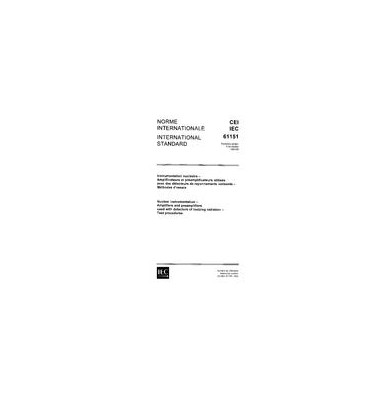 IEC 61151 Ed. 1.0 b:1992