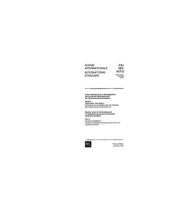 IEC 60917-2 Ed. 1.0 b:1992
