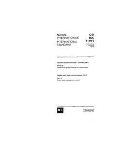 IEC 61119-6 Ed. 1.0 b:1992