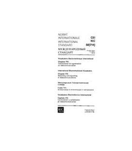 IEC 60050-714 Ed. 1.0 b:1992