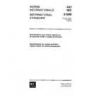 IEC 61099 Ed. 1.0 b:1992