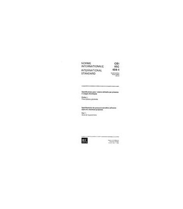 IEC 60454-1 Ed. 2.0 b:1992