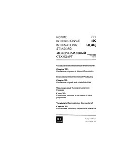 IEC 60050-702 Ed. 1.0 b:1992