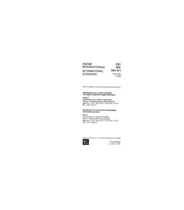 IEC 60641-3-1 Ed. 1.0 b:1992