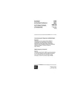 IEC 60169-25 Ed. 1.0 b:1992