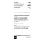 IEC 60169-25 Ed. 1.0 b:1992
