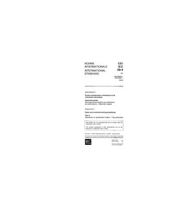 IEC 60068-4 Amd.1 Ed. 1.0 b:1992