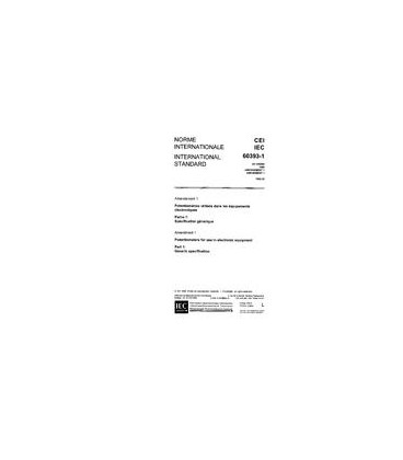 IEC 60393-1 Amd.1 Ed. 2.0 b:1992