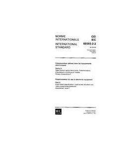 IEC 60393-2-2 Ed. 1.0 b:1992