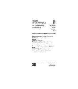 IEC 60393-5 Ed. 2.0 b:1992