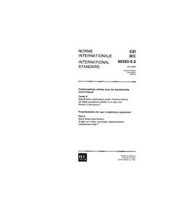 IEC 60393-5-2 Ed. 1.0 b:1992