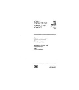 IEC 61082-1 Ed. 1.0 b:1991