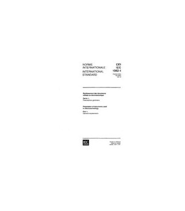 IEC 61082-1 Ed. 1.0 b:1991