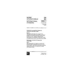 IEC 60807-7 Ed. 1.0 b:1991