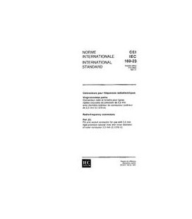 IEC 60169-23 Ed. 1.0 b:1991