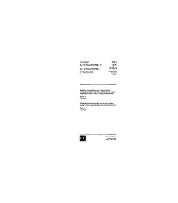 IEC 61120-3 Ed. 1.0 b:1991